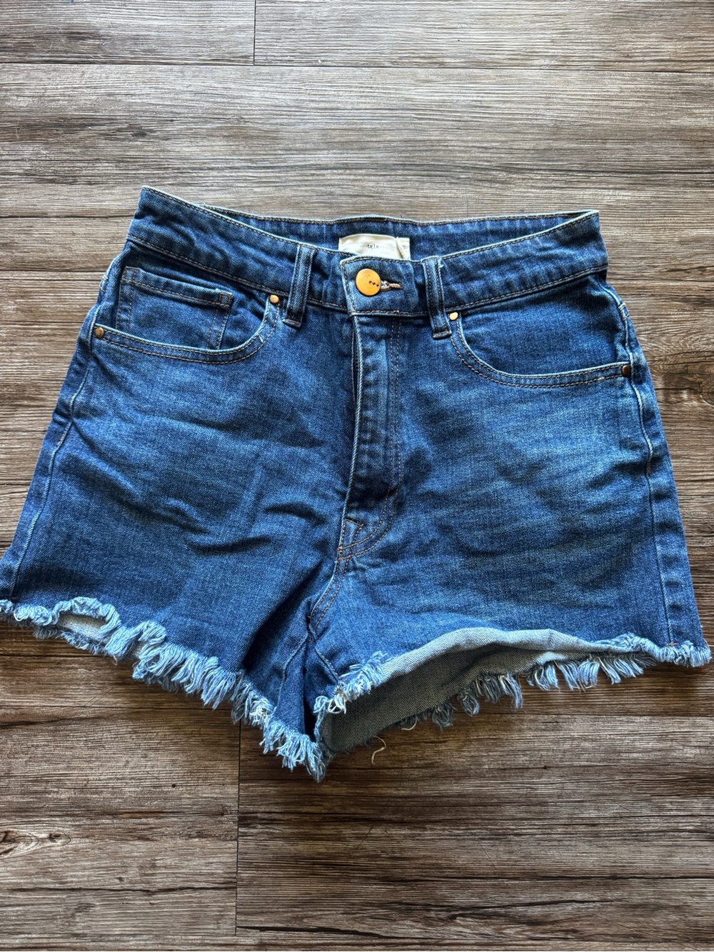TGLA Dark Wash Denim Shorts